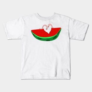 Watermelon love Kids T-Shirt